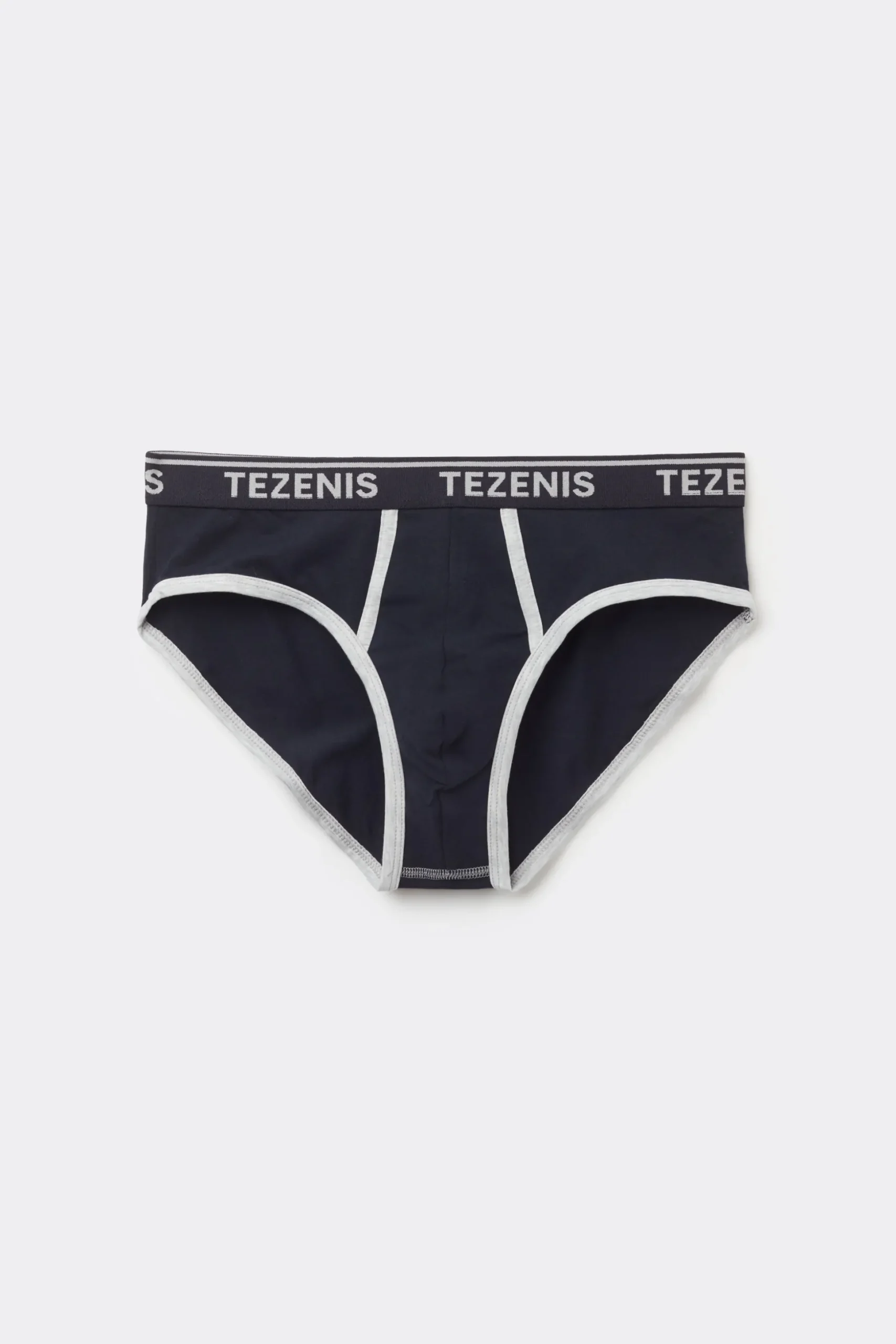 Cotton Logo Briefs With Contrasting Edging - Briefs - Men | Tezenis