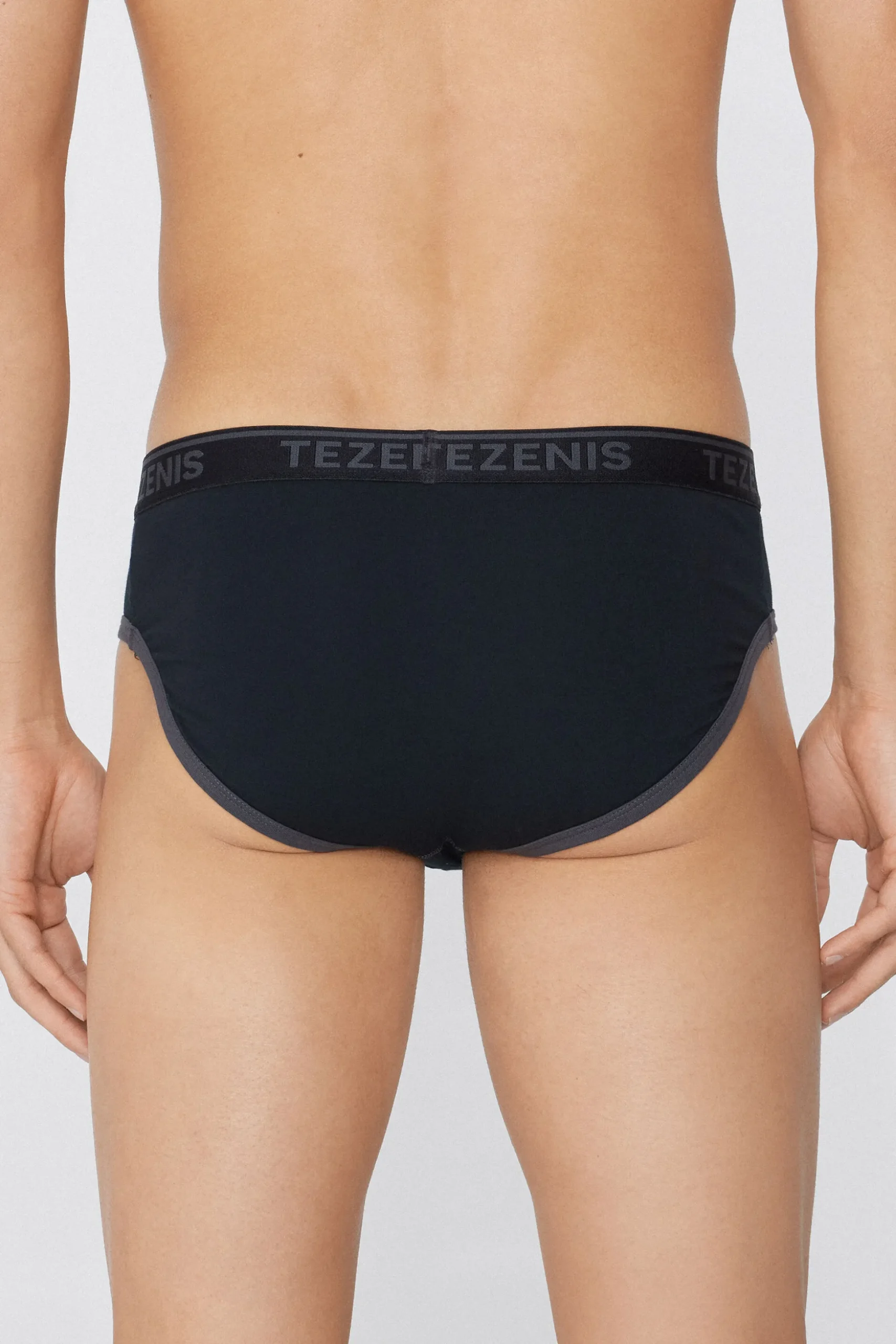 Cotton Logo Briefs With Contrasting Edging - Briefs - Men | Tezenis