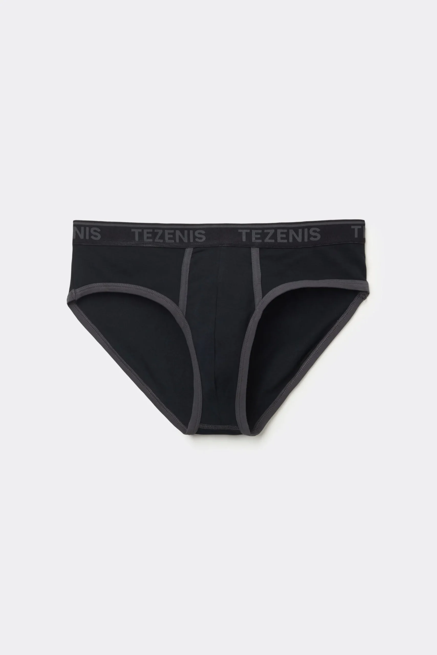 Cotton Logo Briefs With Contrasting Edging - Briefs - Men | Tezenis