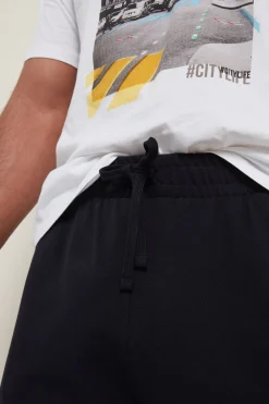 Cotton Pique Shorts - Shorts - Men | Tezenis