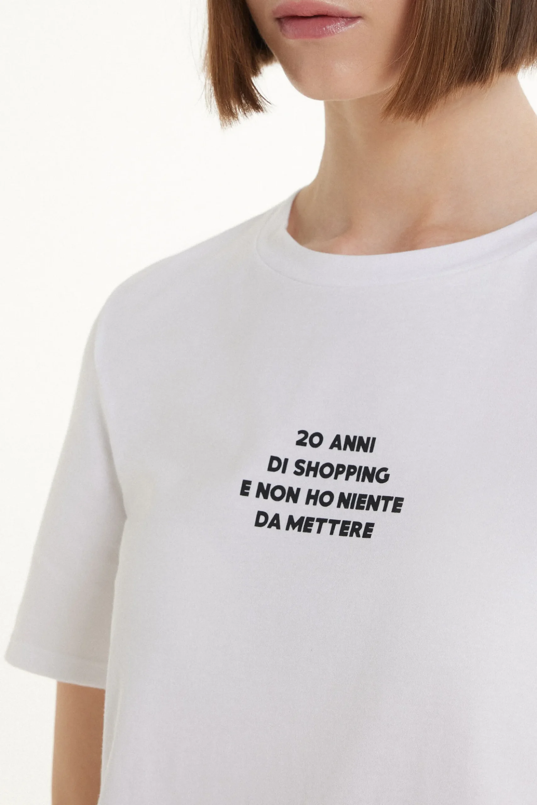 Cotton Printed T-shirt - Short-Sleeved Tops - Women | Tezenis