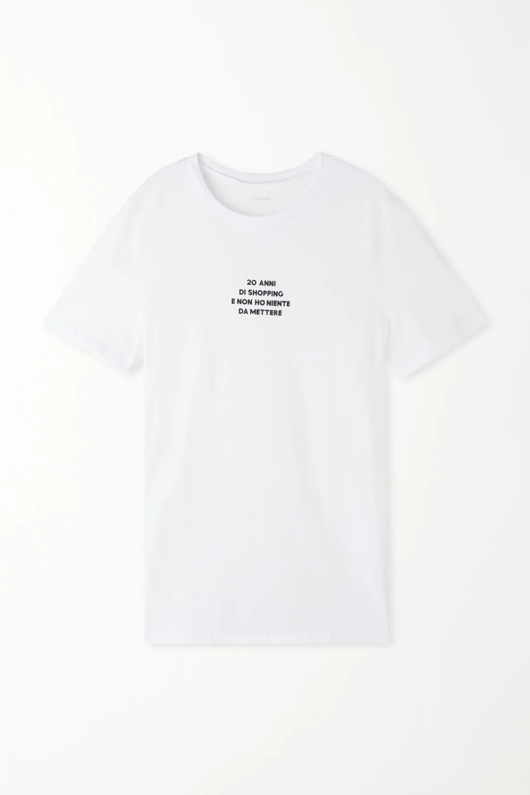 Cotton Printed T-shirt - Short-Sleeved Tops - Women | Tezenis