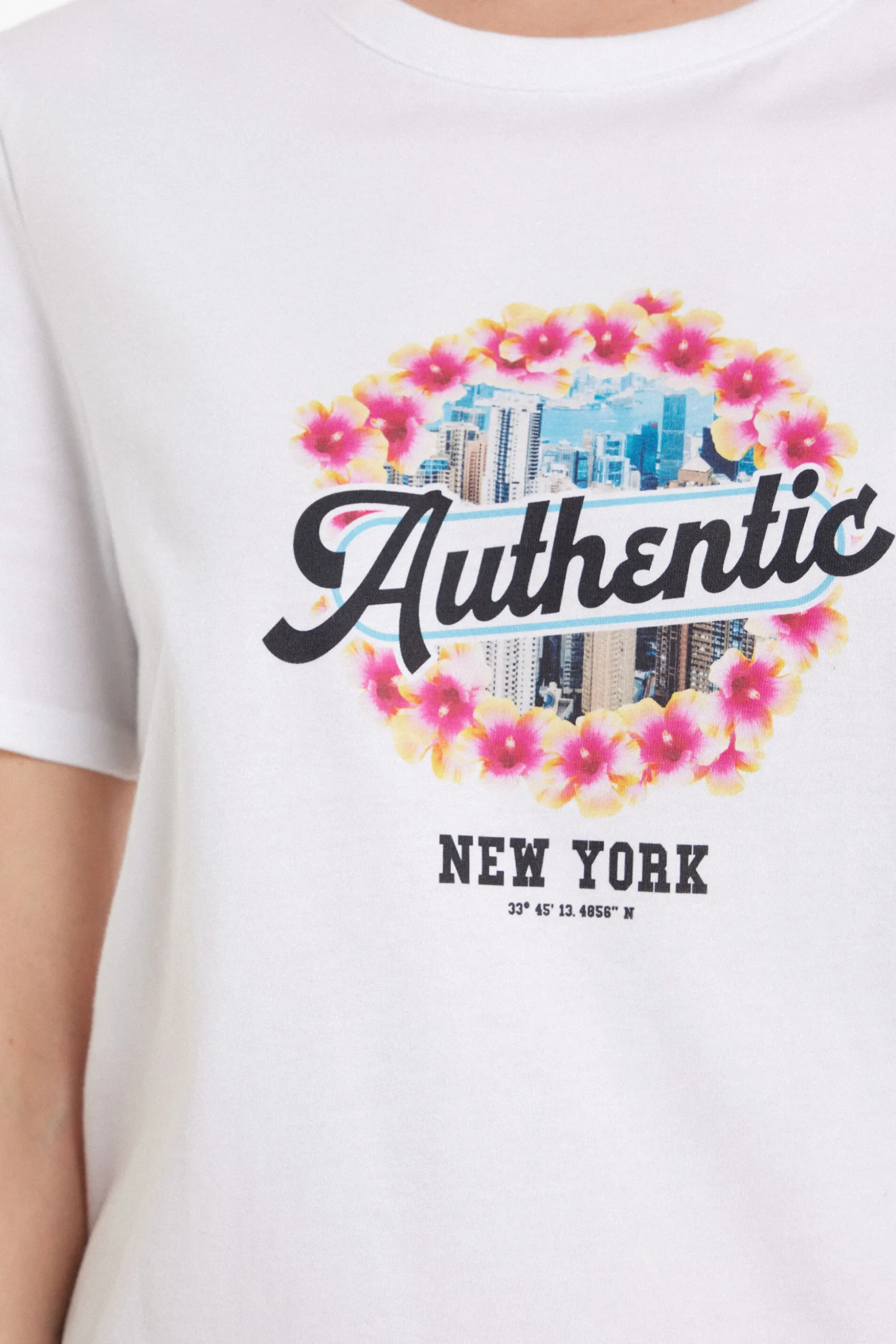 Cotton Printed T-shirt - Short-Sleeved Tops - Women | Tezenis