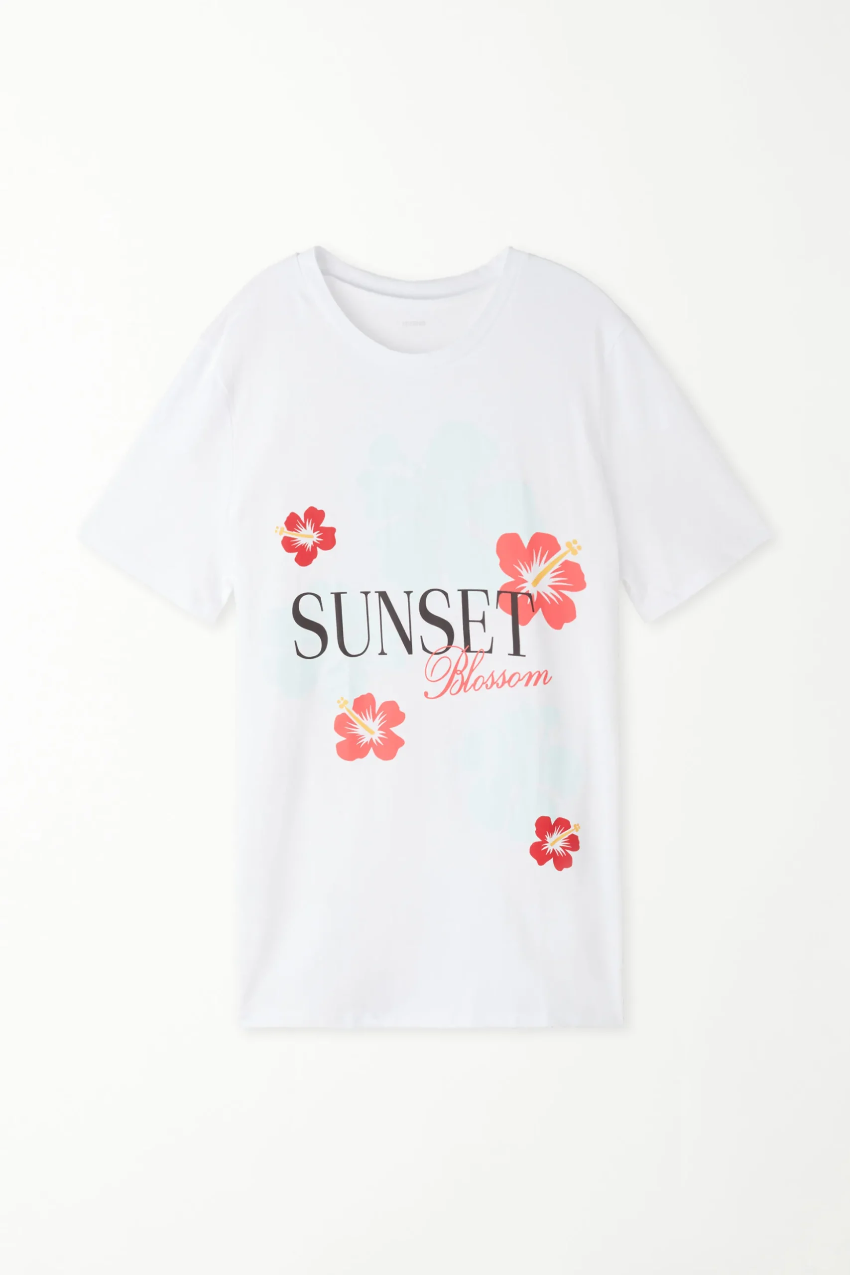 Cotton Printed T-shirt - Short-Sleeved Tops - Women | Tezenis