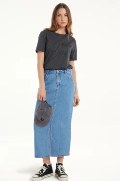Cotton Printed T-shirt - Short-Sleeved Tops - Women | Tezenis