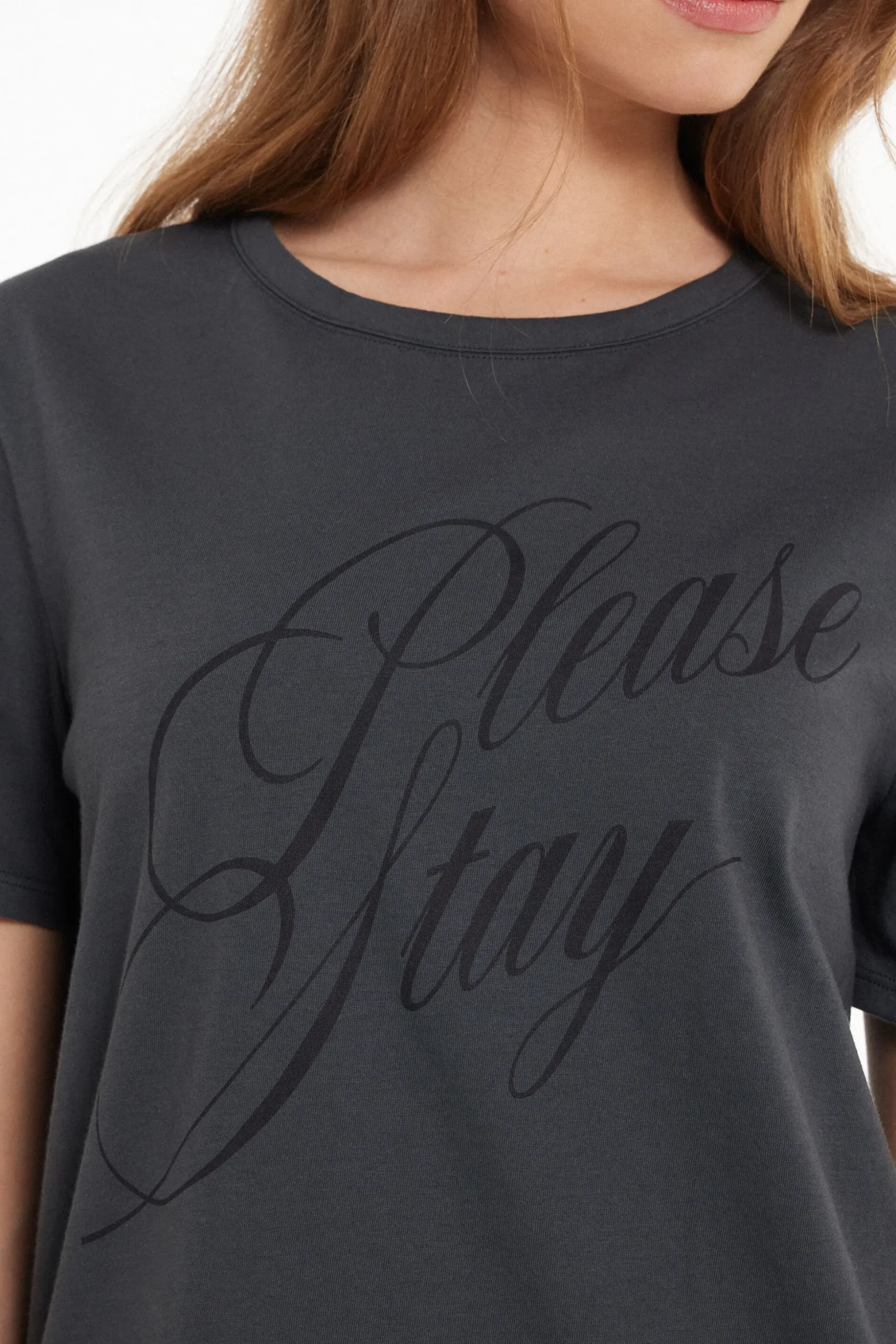 Cotton Printed T-shirt - Short-Sleeved Tops - Women | Tezenis