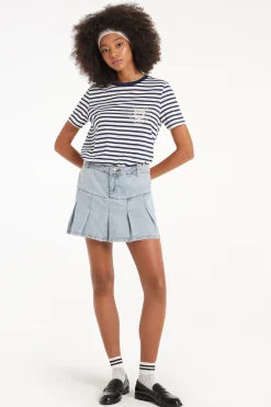 Cotton Printed T-shirt - Short-Sleeved Tops - Women | Tezenis