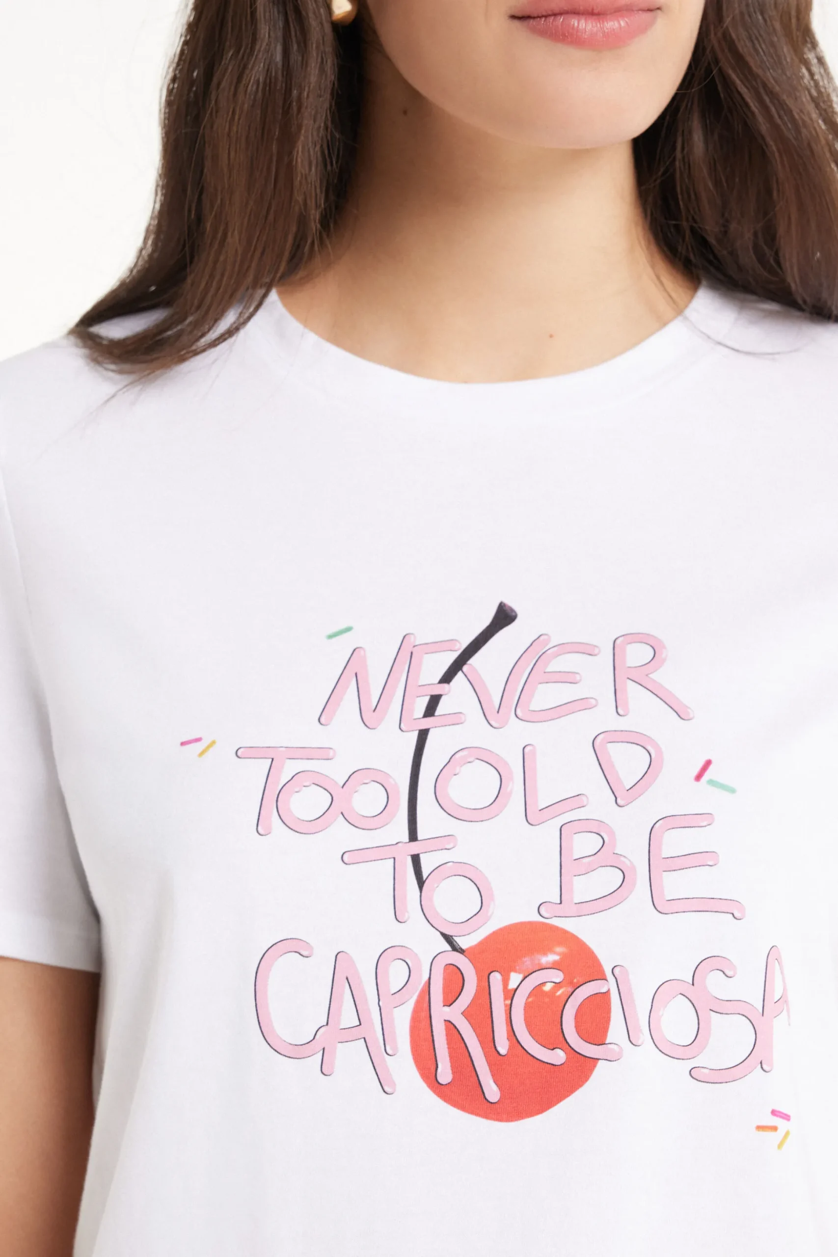 Cotton Printed T-shirt - Short-Sleeved Tops - Women | Tezenis