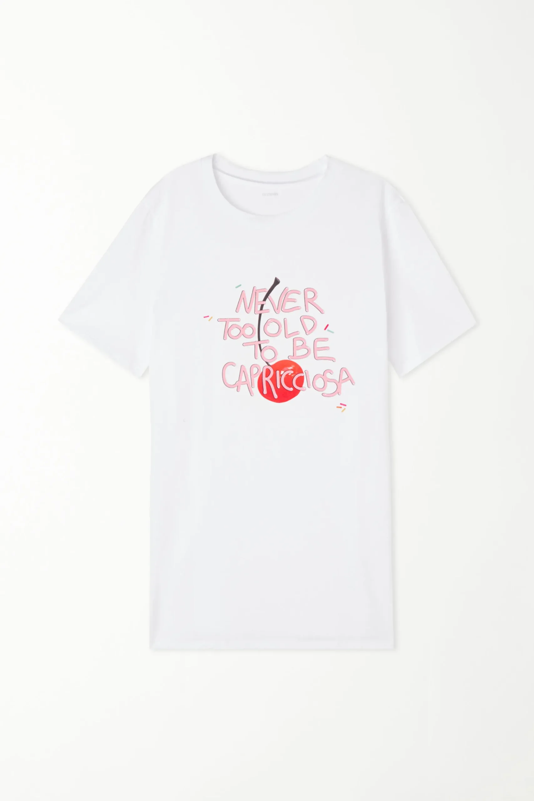 Cotton Printed T-shirt - Short-Sleeved Tops - Women | Tezenis