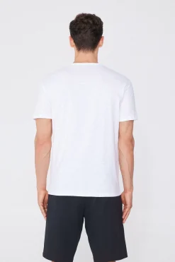 Cotton T-Shirt With Breast Pocket - T-Shirts - Men | Tezenis