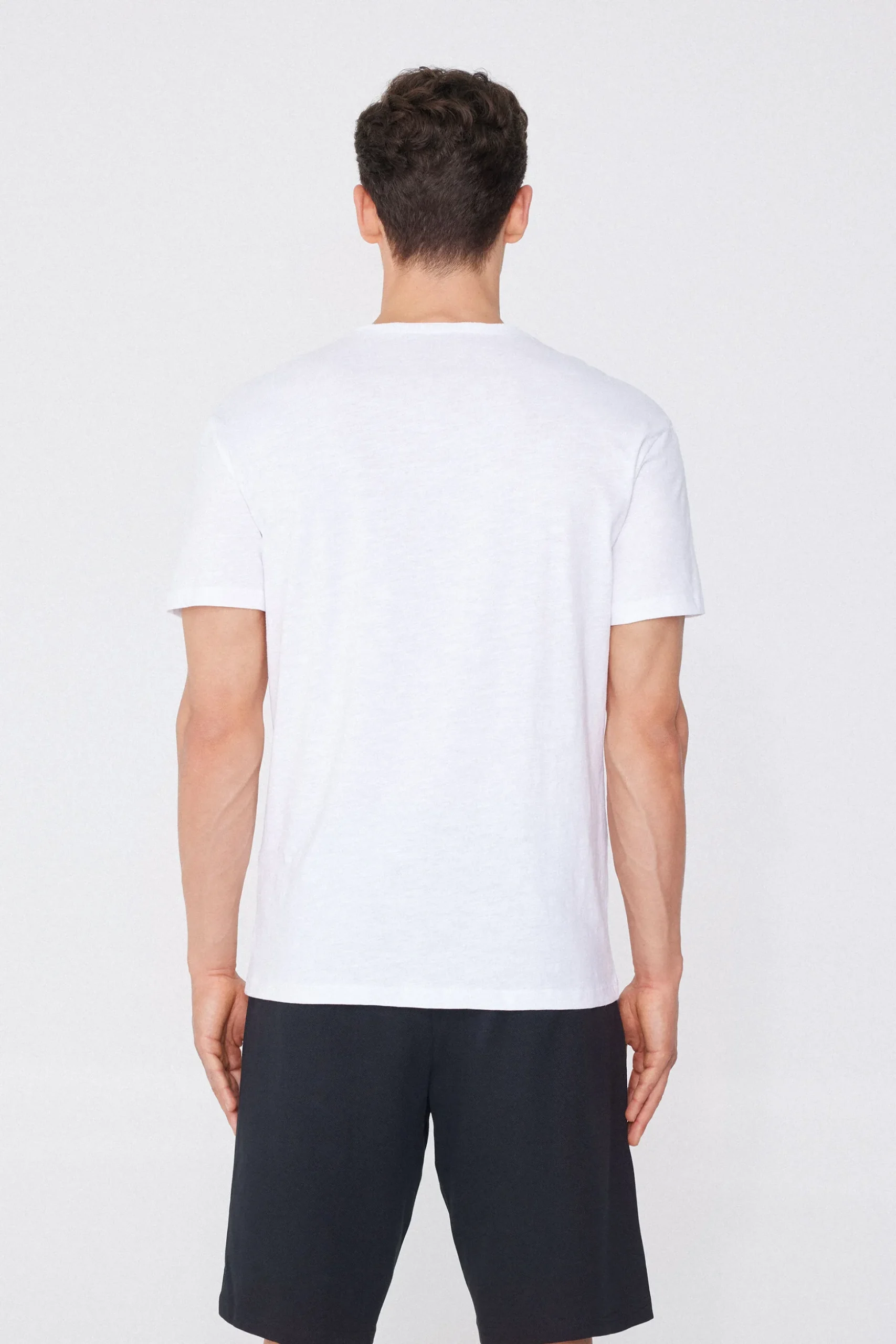 Cotton T-Shirt With Breast Pocket - T-Shirts - Men | Tezenis