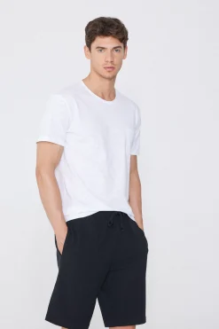 Cotton T-Shirt With Breast Pocket - T-Shirts - Men | Tezenis