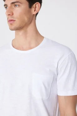 Cotton T-Shirt With Breast Pocket - T-Shirts - Men | Tezenis