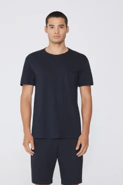 Cotton T-Shirt With Breast Pocket - T-Shirts - Men | Tezenis