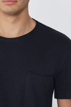 Cotton T-Shirt With Breast Pocket - T-Shirts - Men | Tezenis