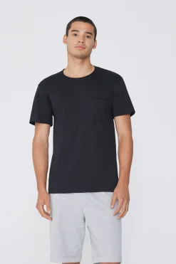 Cotton T-Shirt With Breast Pocket - T-Shirts - Men | Tezenis