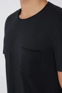 Cotton T-Shirt With Breast Pocket - T-Shirts - Men | Tezenis
