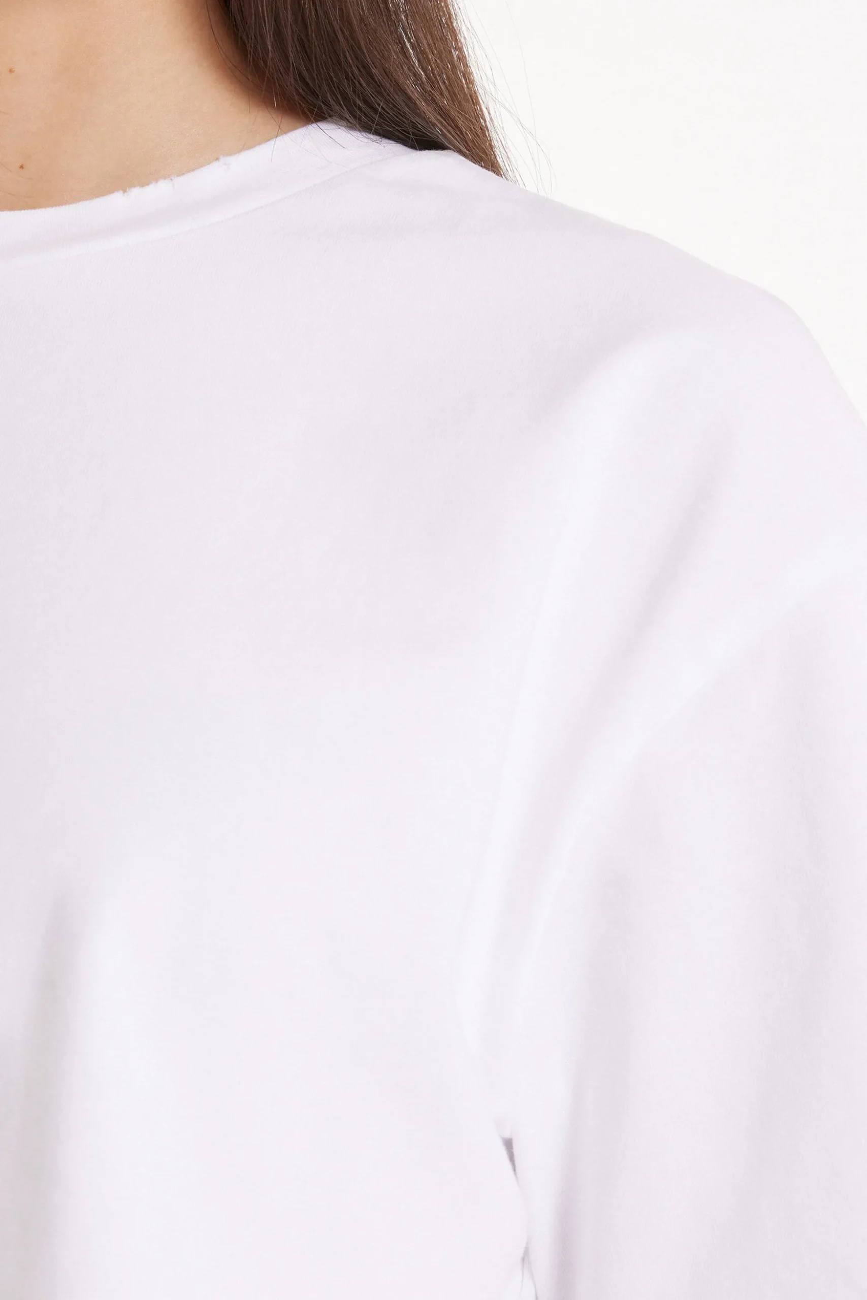 Crew Neck Cropped Cotton T-Shirt - Short-Sleeved Tops - Women | Tezenis