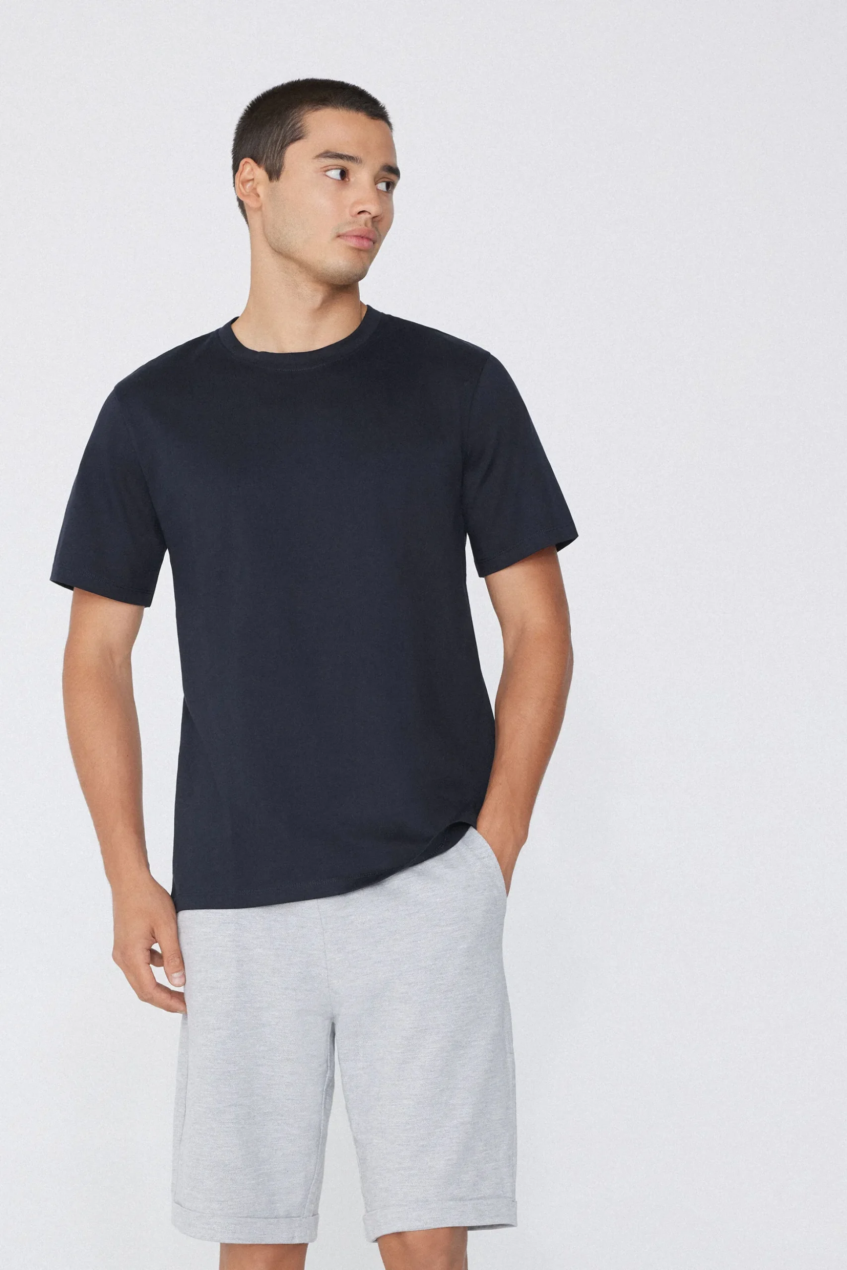 Crew-Neck 100$ Cotton T-Shirt - T-Shirts - Men | Tezenis