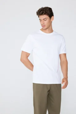 Crew-Neck 100$ Cotton T-Shirt - T-Shirts - Men | Tezenis