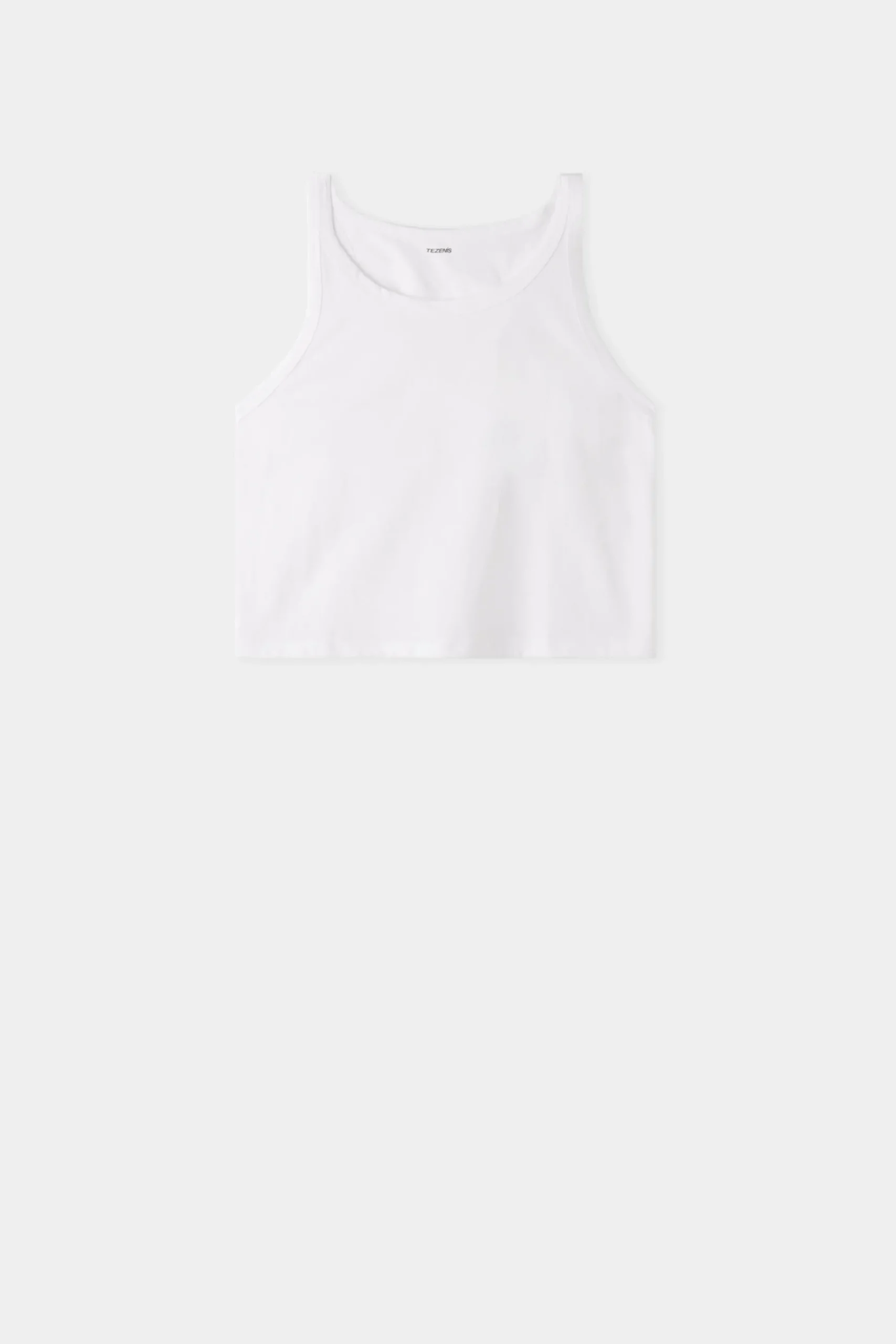 Cropped Cotton Halter Tank Top - Pajama Sets - Women | Tezenis