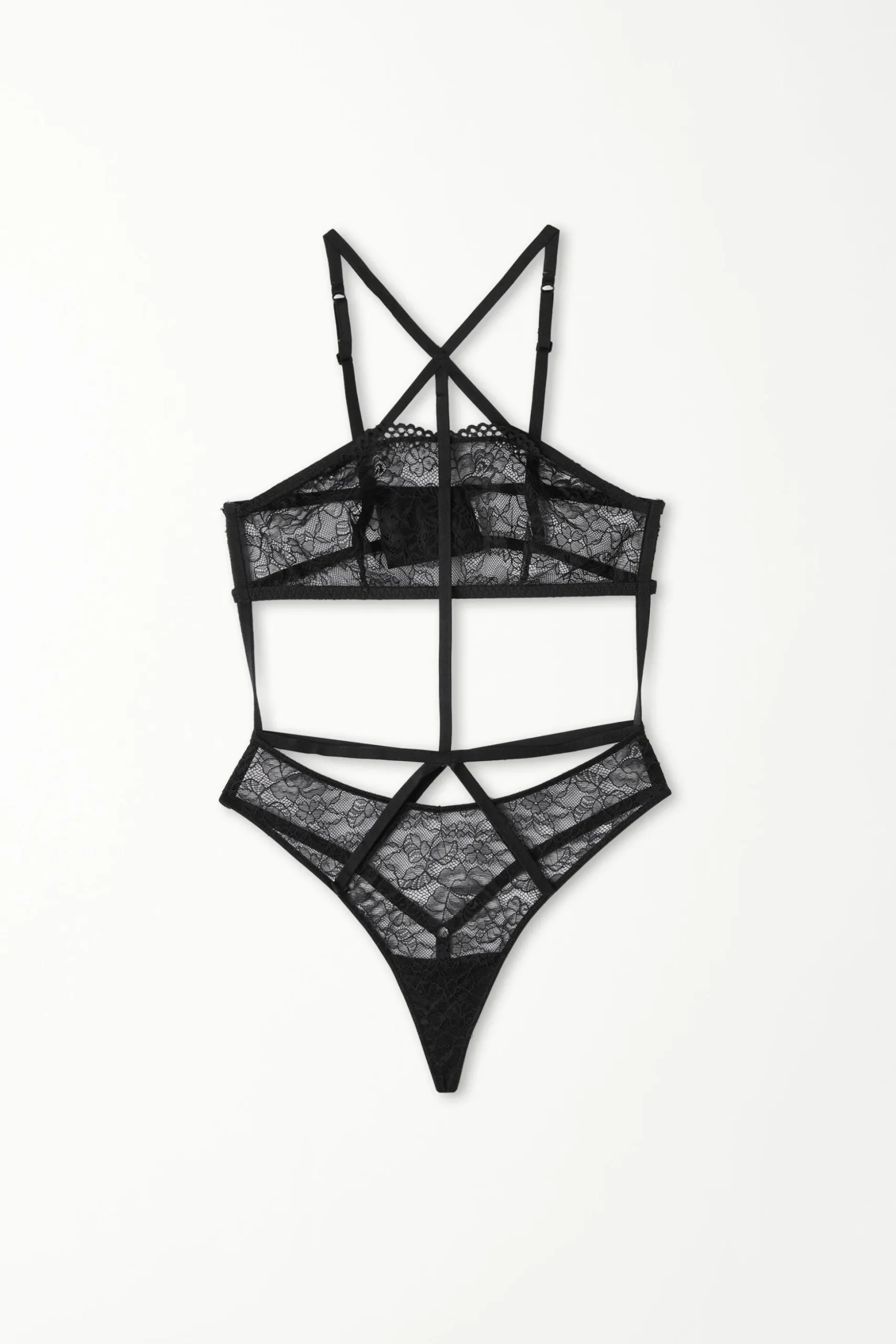 Cut-Out Lace Bodysuit - Underwear Bodysuits - Women | Tezenis