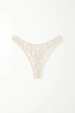 Daily Sequin High-Cut Thong - G-strings And Thongs - Women | Tezenis