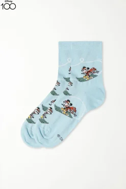 Disney 100 Cotton Crew Socks - Socks - Women | Tezenis