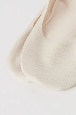 Embossed Cotton No-Show Socks - Socks - Women | Tezenis