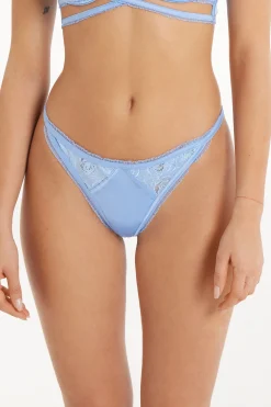 Eternal Roses Satin String Thong - G-strings And Thongs - Women | Tezenis