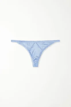 Eternal Roses Satin String Thong - G-strings And Thongs - Women | Tezenis