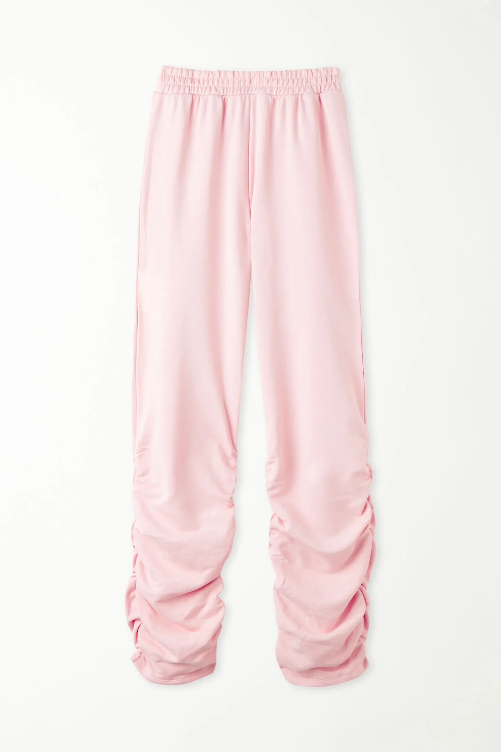 Extra Long Sweatpants With Ruching - Pants - Women | Tezenis