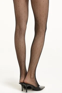 Fishnet Tights With Design - Fishnet - Women | Tezenis