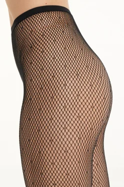 Fishnet Tights With Design - Fishnet - Women | Tezenis