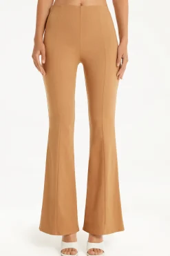 Flare-Cut Stretch Fabric Capri Pants - Pants - Women | Tezenis