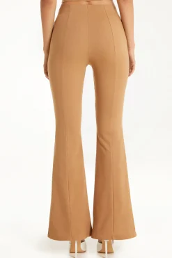 Flare-Cut Stretch Fabric Capri Pants - Pants - Women | Tezenis