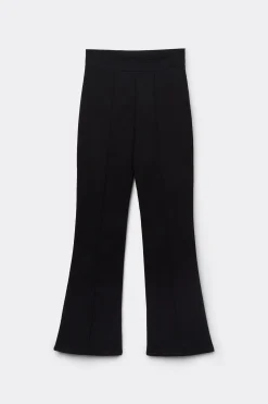 Flare-Cut Stretch Fabric Capri Pants - Pants - Women | Tezenis