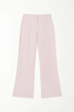 Flared Canvas Pants - Pants - Women | Tezenis