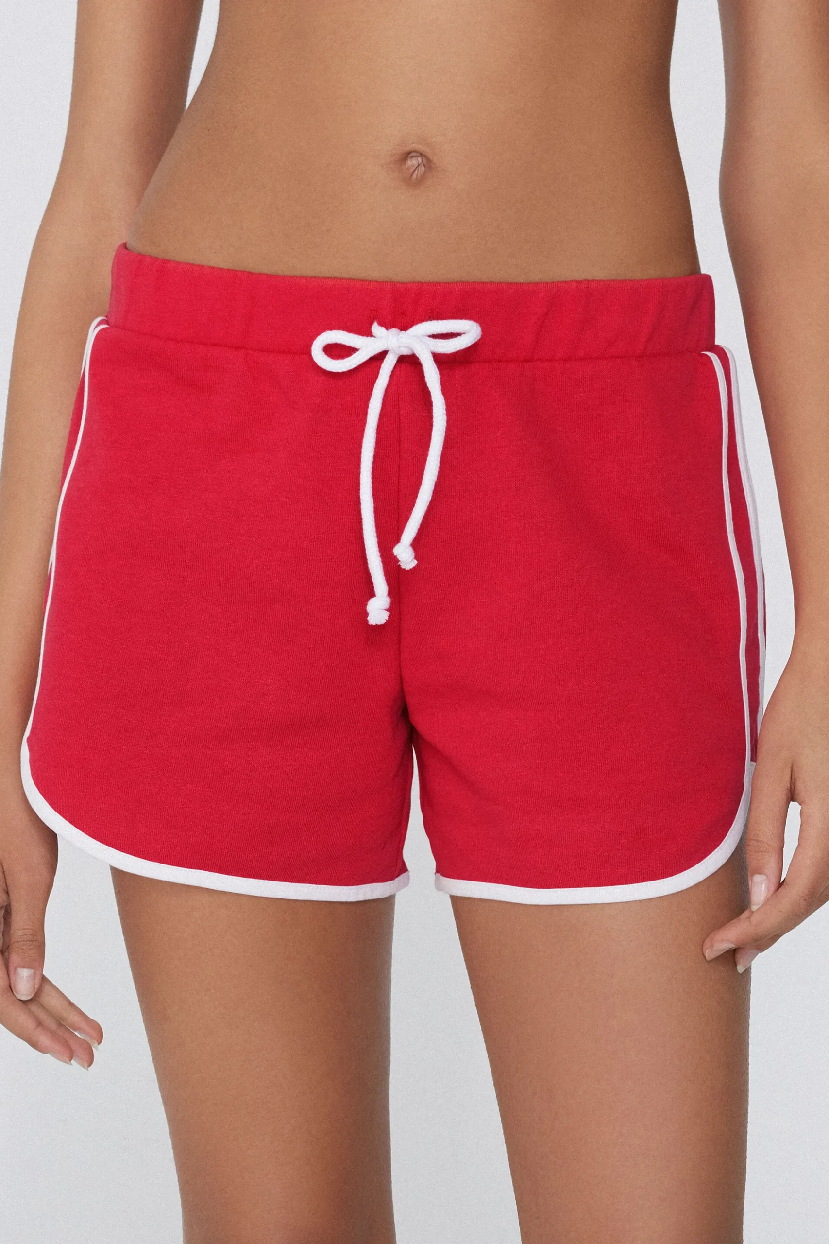 Fleece Piping Shorts - Shorts - Women | Tezenis