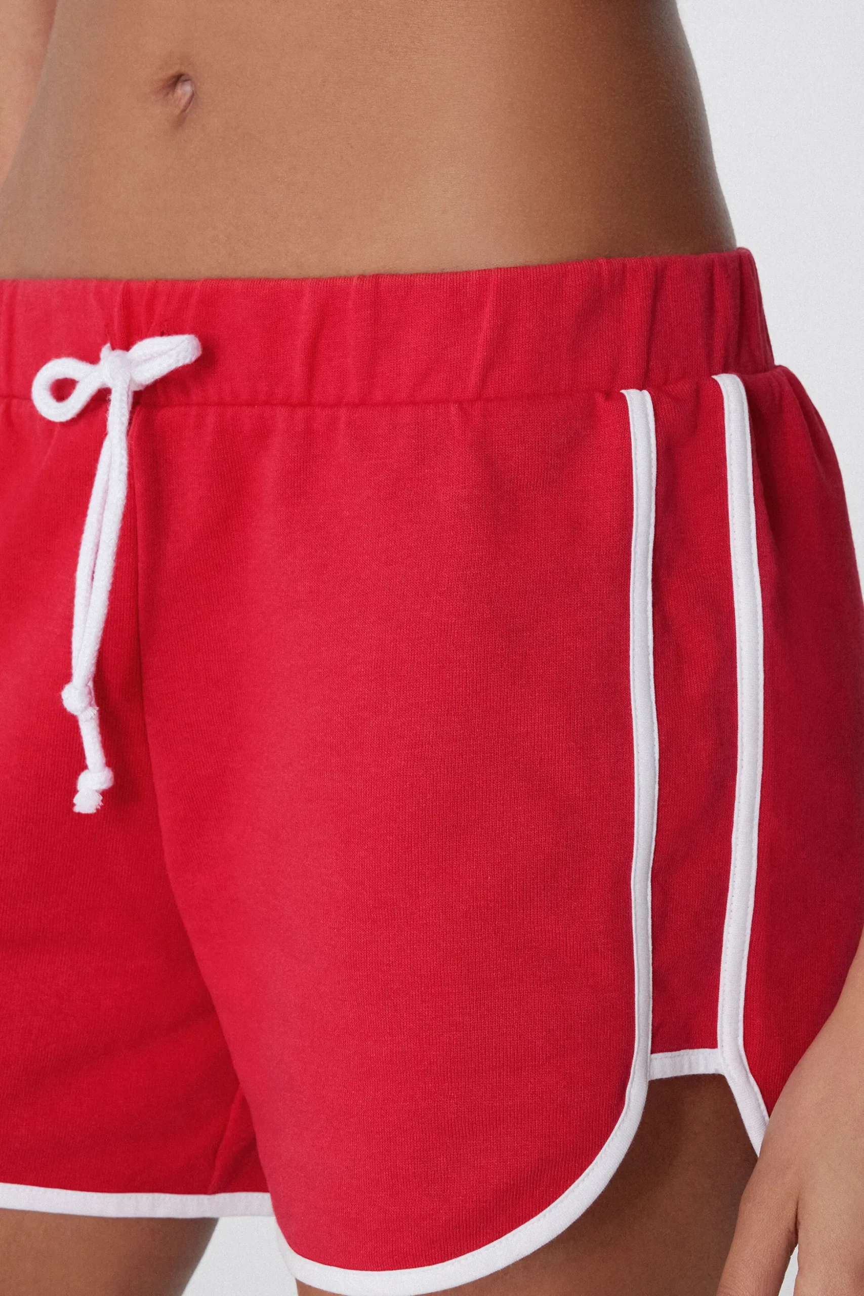 Fleece Piping Shorts - Shorts - Women | Tezenis