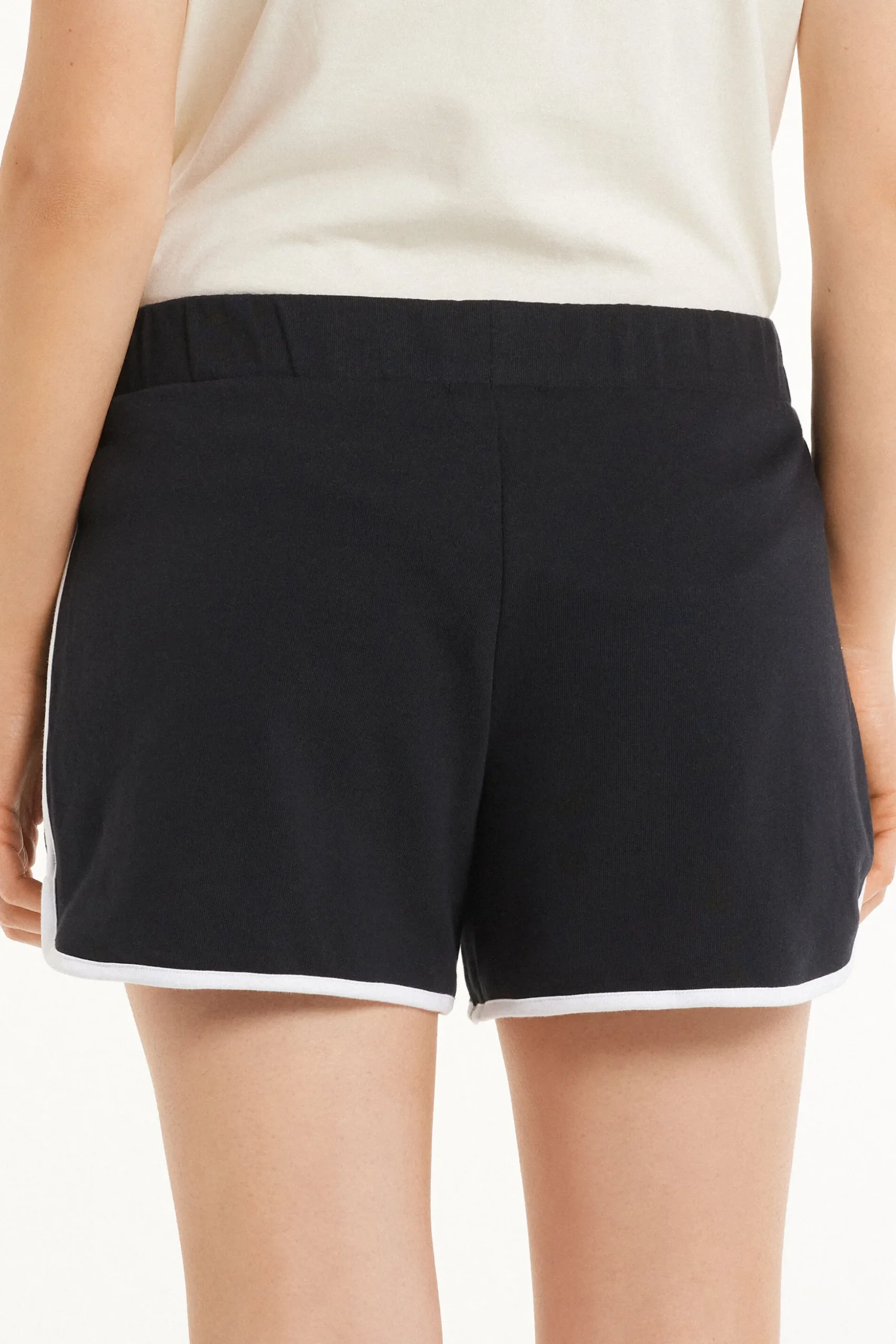 Fleece Piping Shorts - Shorts - Women | Tezenis
