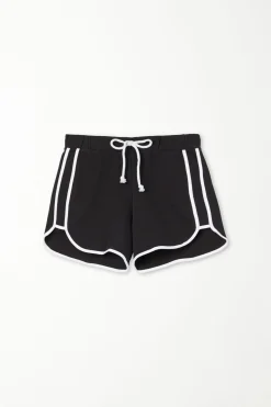 Fleece Piping Shorts - Shorts - Women | Tezenis