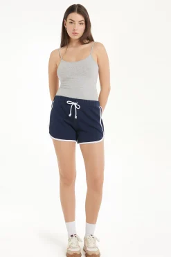 Fleece Piping Shorts - Shorts - Women | Tezenis