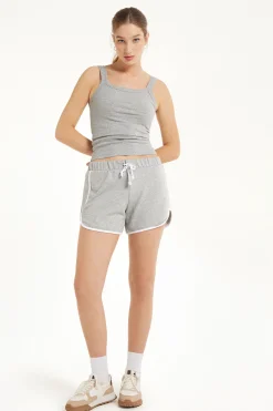 Fleece Piping Shorts - Shorts - Women | Tezenis