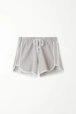 Fleece Piping Shorts - Shorts - Women | Tezenis