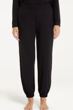 Fleece-Lined Jogging Pants - Pajama Sets - Women | Tezenis