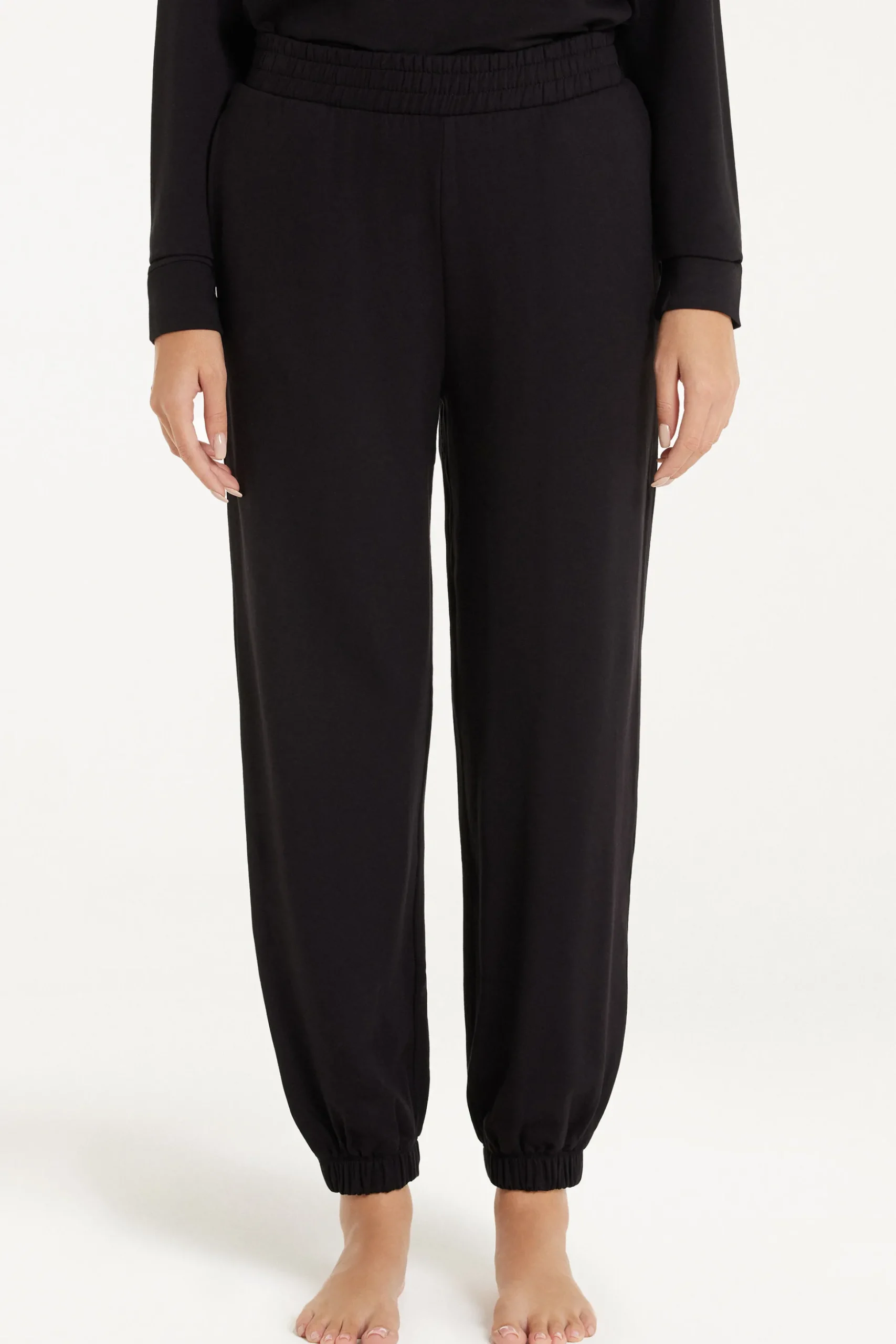 Fleece-Lined Jogging Pants - Pajama Sets - Women | Tezenis