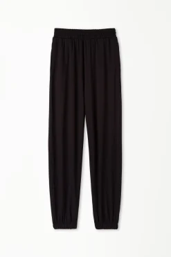 Fleece-Lined Jogging Pants - Pajama Sets - Women | Tezenis