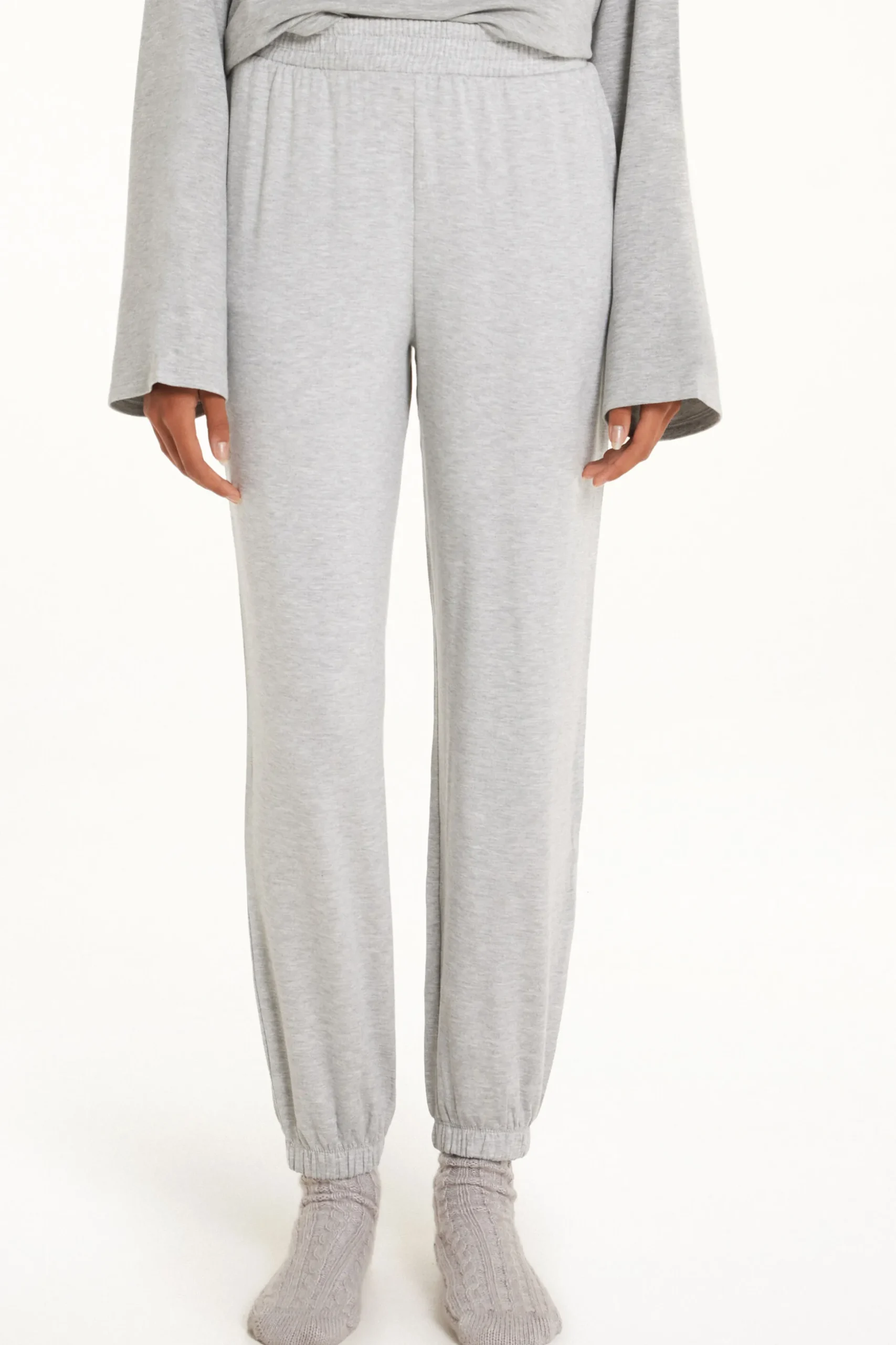 Fleece-Lined Jogging Pants - Pajama Sets - Women | Tezenis