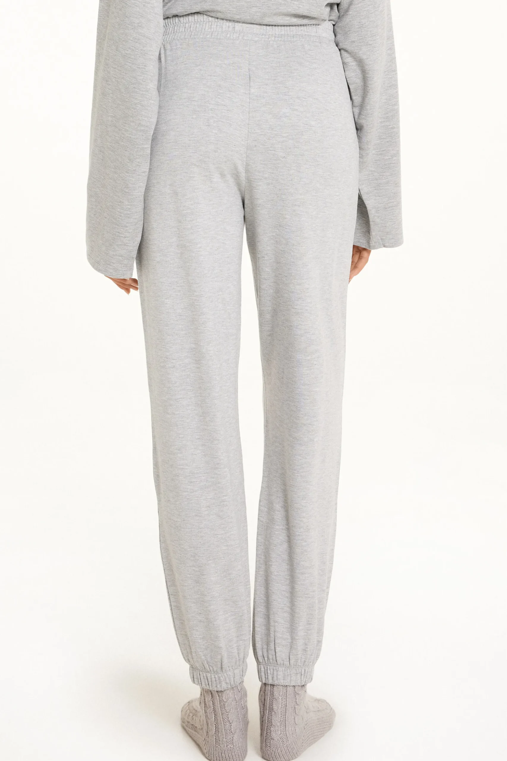 Fleece-Lined Jogging Pants - Pajama Sets - Women | Tezenis